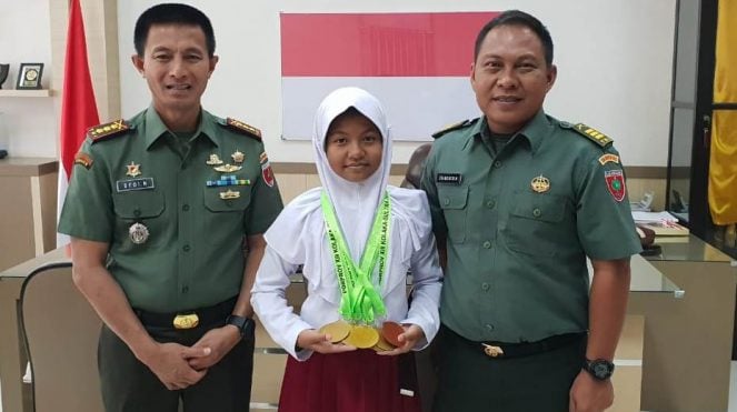 Danrem Bangga, Anak Prajurit TNI Ini Raih 6 Medali Emas dan 1 Perunggu di Porprov XIII Sultra