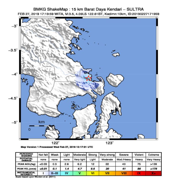 Gempa Kota Kendari 2